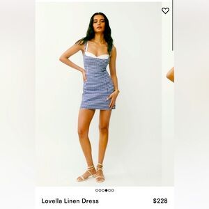 Reformation Lovella linen dress